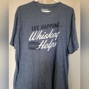 Men's XXL Whiskey T shirt